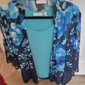 Susan Graver Chiffon Jacket and Shell